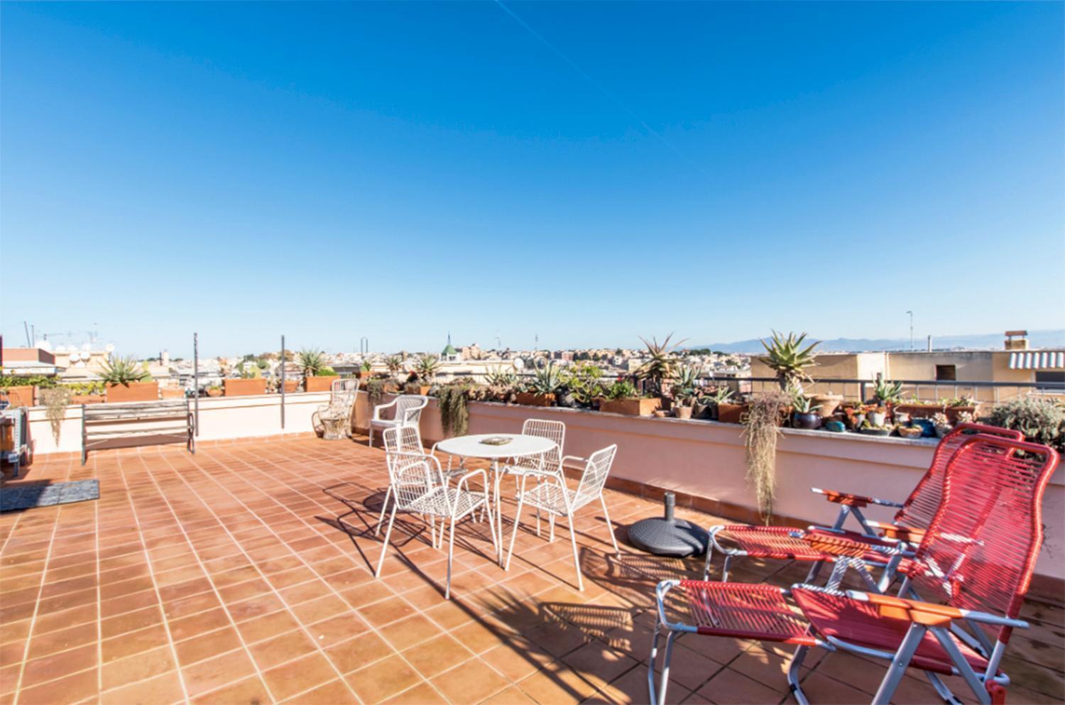 Rosa'S Terrace Roma Panoramic Penthouse Apartman Kültér fotó