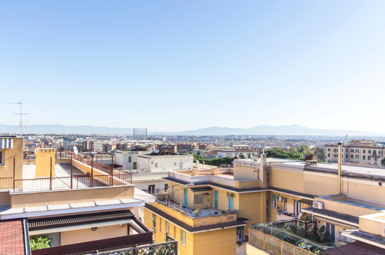 Rosa'S Terrace Roma Panoramic Penthouse Apartman Kültér fotó